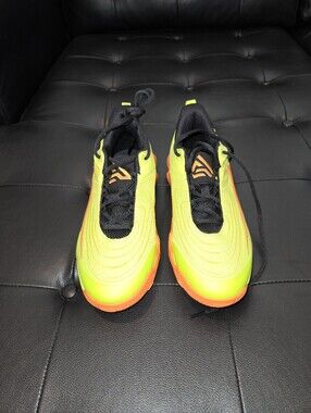 Nike Neon Yellow & Orange Athletic Sneakers with Black Accents